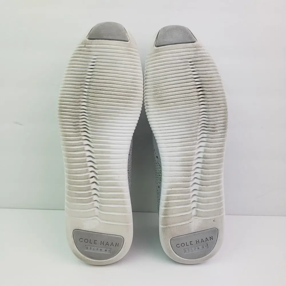 Cole Haan Grand OS Womens Size 9 B Gray Volt Fly Knit Oxford Sneaker Shoes W2284